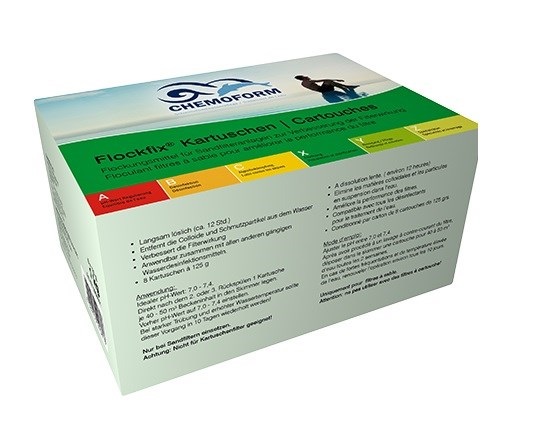 Chemoform Flockfix kartuše 8x125 g (kruti flokulant)