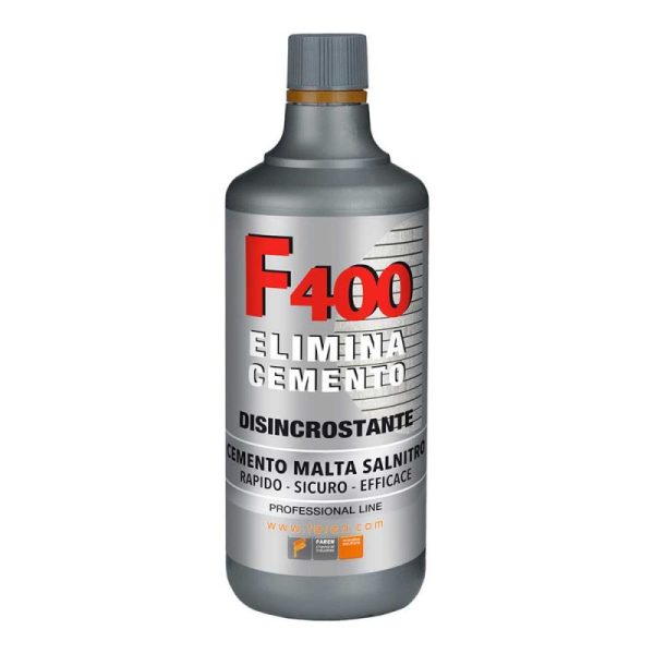 F400 1l Odstranjivač cementa i ostalih nečistoća s kamena, skela, građevinskih strojeva..